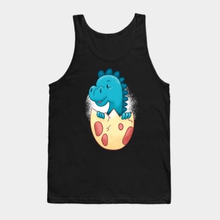 dinosaur baby cute and lovely for kids and women Tank Top